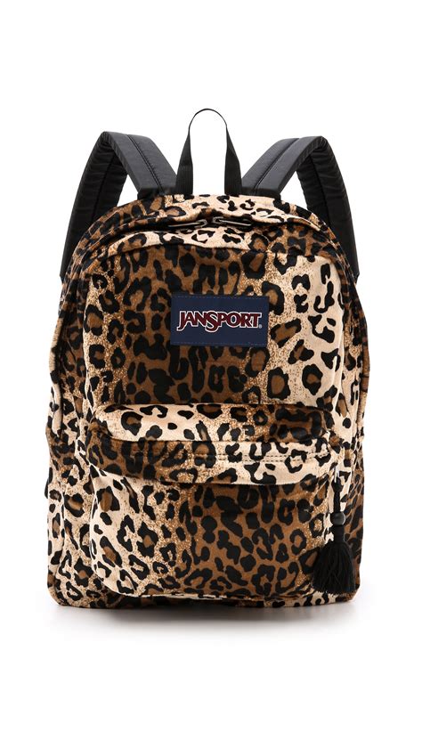 jansport cheetah print backpack